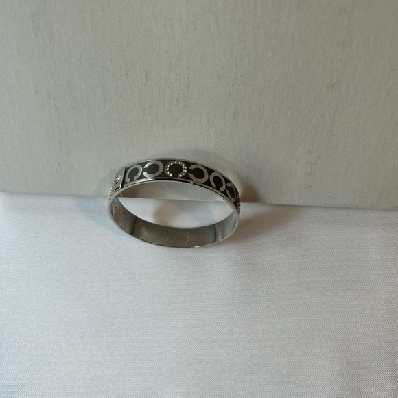 Authentic COACH bangle bracelet with gray C’s and some bling on C’s used… - Picture 7 of 11
